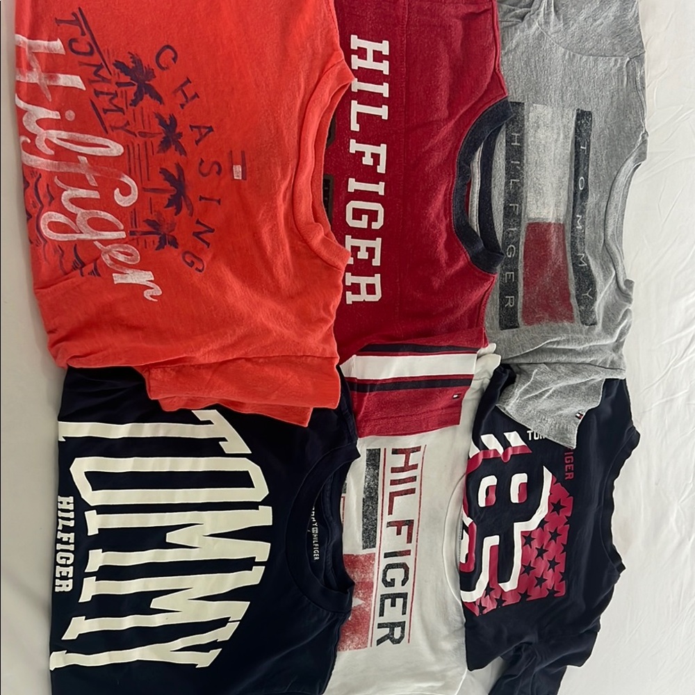 Tommy Hilfiger little boy tee’s sizes 4,5 & 6